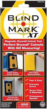 Calculated Industries 8105 Blind Mark Drywall Electrical Box Locator Tool Powerful Rare-Earth Magnetic Targets (3) and Locator Kit