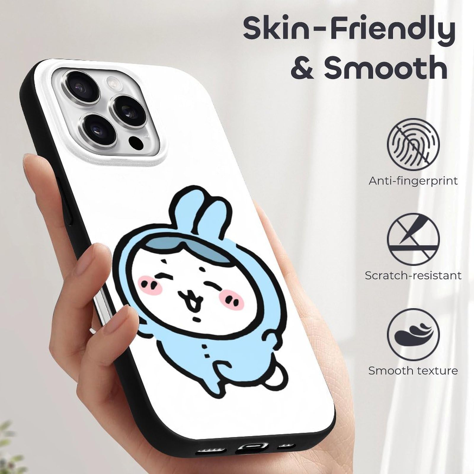 Amazon.co.jp: iPhone16Pro ケース ちいかわ ハチワレ TPUカバー  