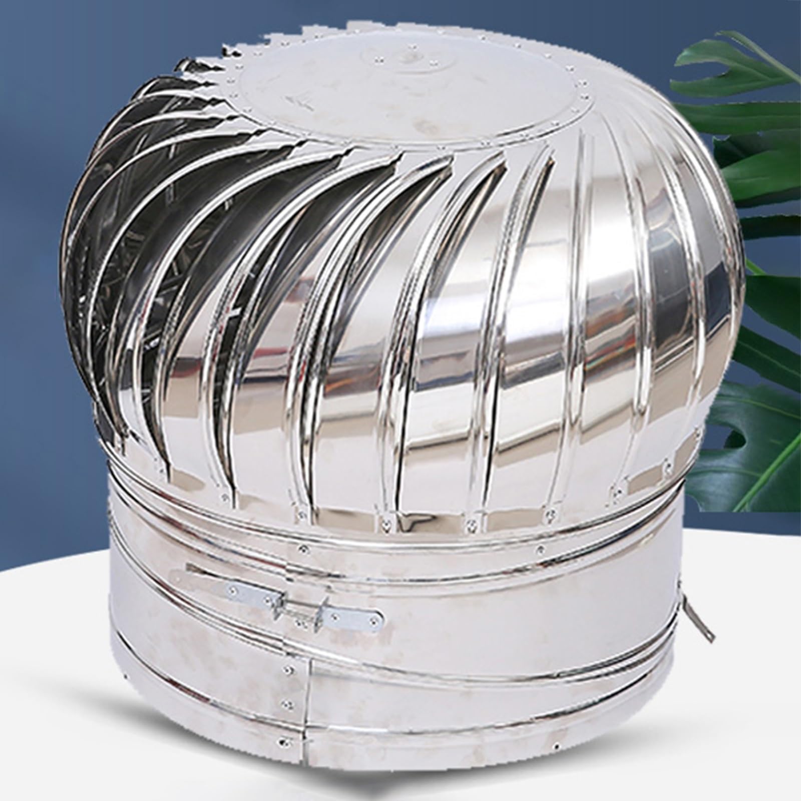 Chapeau de cheminée en acier inoxydable durable pour toiture 450 mm