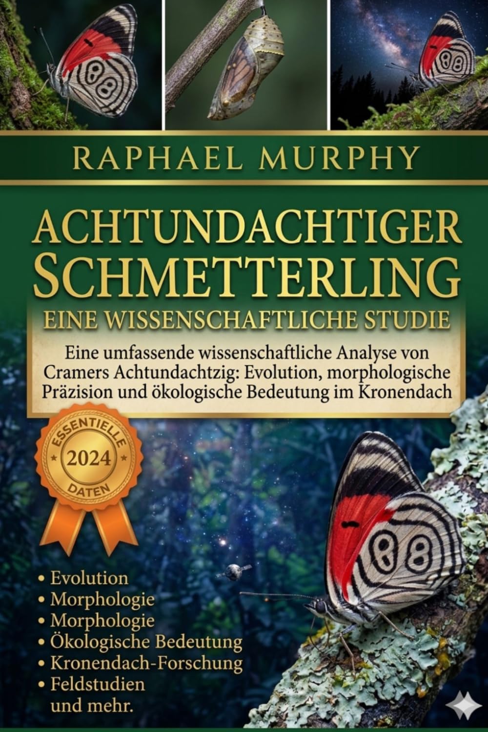 ACHTUNDACHTIGER SCHMETTERLING: EINE WISSENSCHAFTLICHE STUDIE: Eine umfassende wissenschaftliche Analyse von Cramers Achtundachtzig: Evolution, ... und ökologische Bedeutung im Kronendach