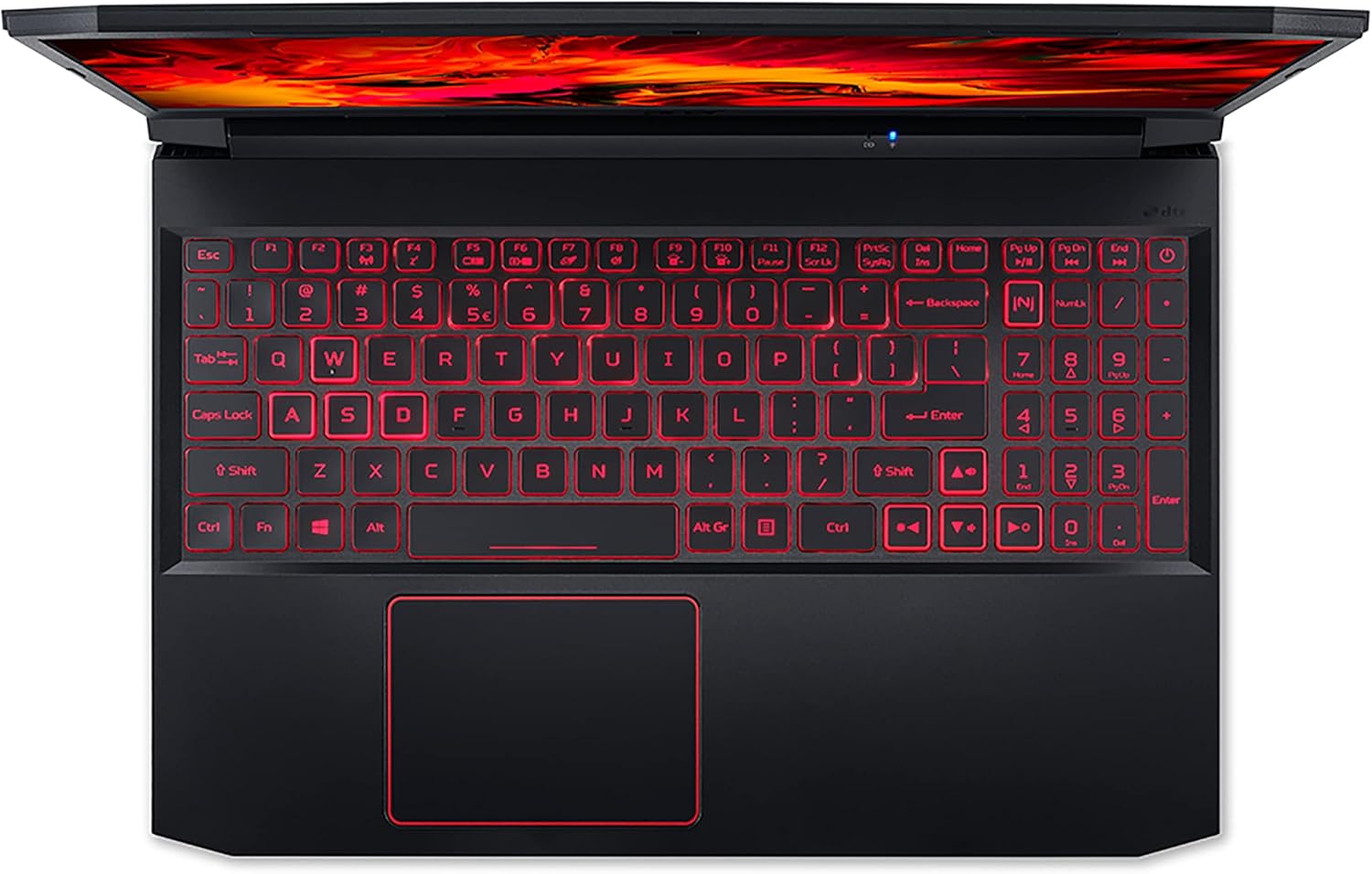 Acer Nitro 5 AN515-55-78ZG Notebook Gaming, Processore Intel Core i7-10750H, Ram 16 GB DDR4, 512 GB PCIe SSD, Wi-Fi 6, Display 15.6 FHD IPS 144 Hz LCD, NVIDIA GeForce GTX 1650Ti 4 GB, Windows 10 Home