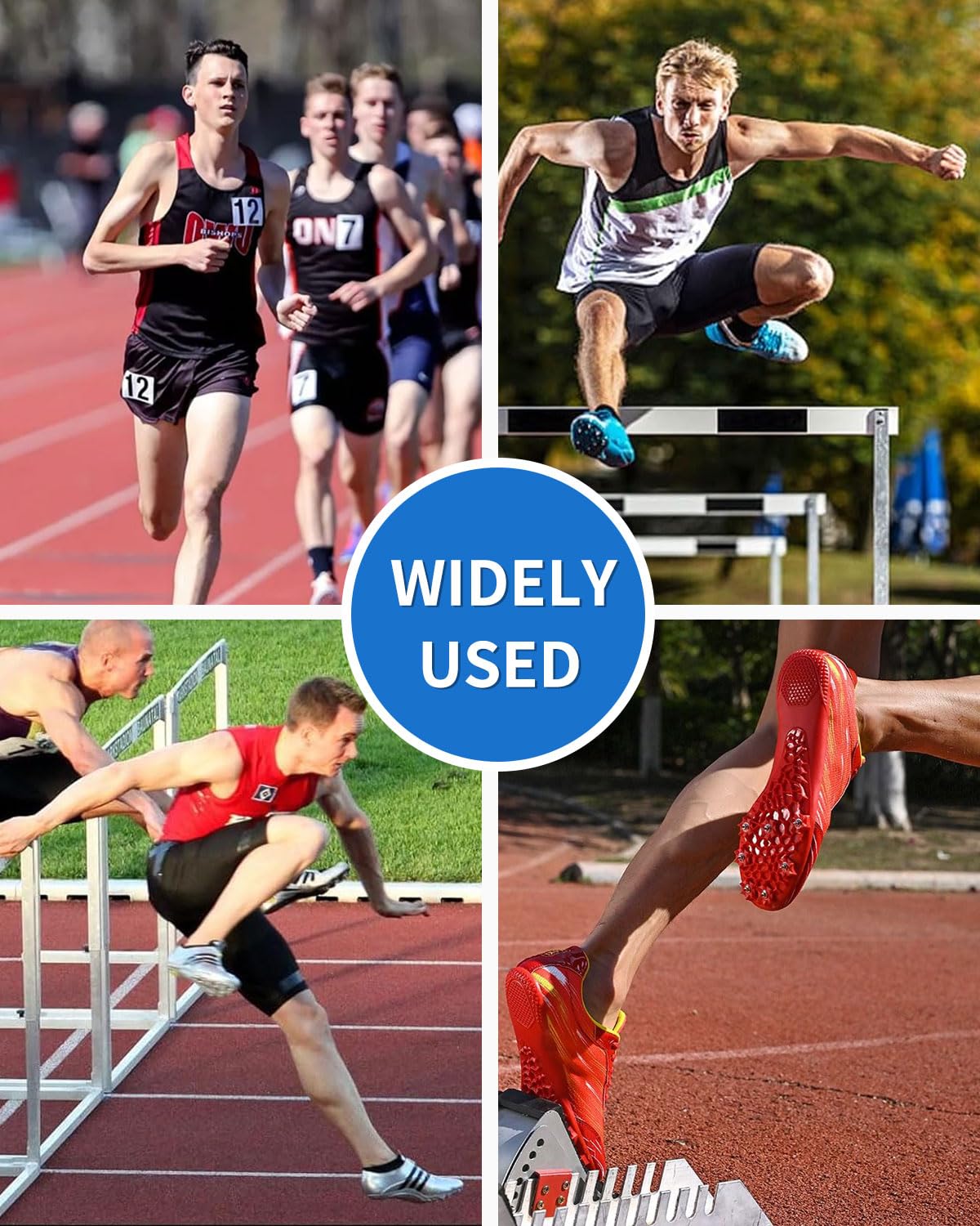 Punte per Scarpe 6 mm Chiave a Spillo, Punte d'Acciaio Piramide Sostituzione per Scarpe Atletiche