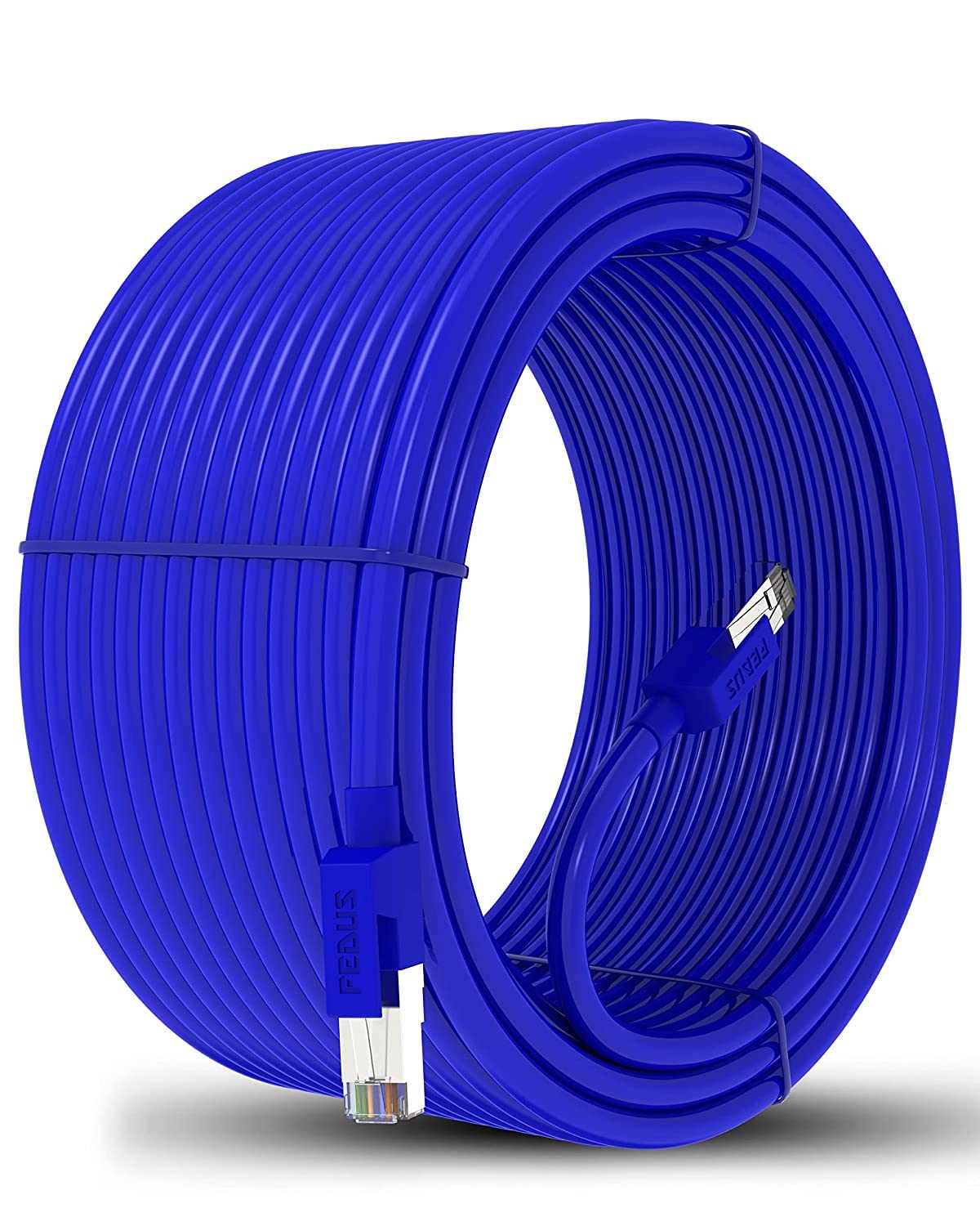 FEDUS Cat6 Ethernet Cable, 20 Meter/65.6 Feet High Speed 550MHZ 1Gigabit Speed UTP LAN Cable, Network Internet Cable RJ45 LAN Wire, Patch Computer Cord Gigabit Category 6 Wires for Modem, Router Blue (B07QGC2QVX) Amazon Price History, Amazon Price Tracker