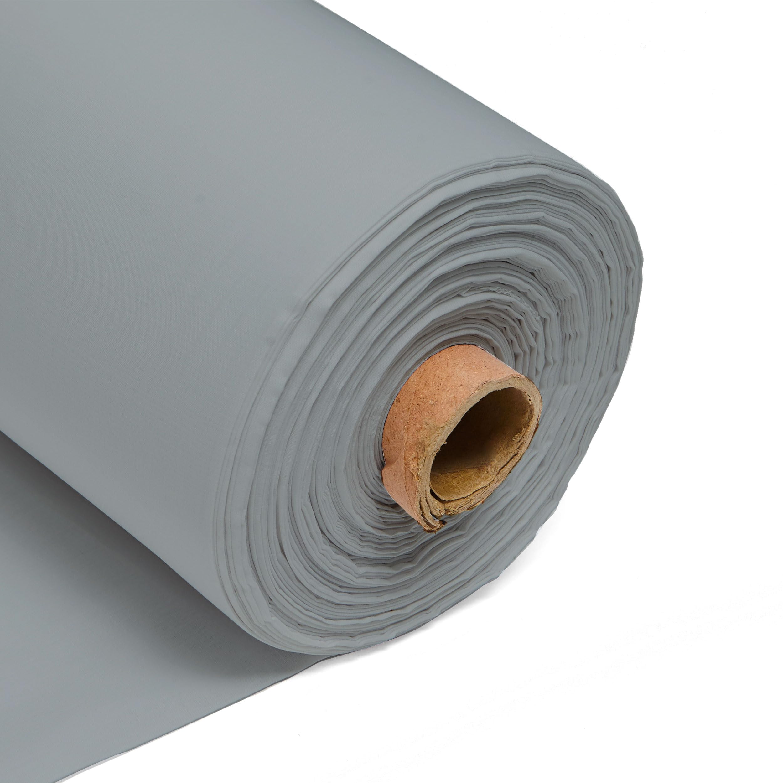 100% Cotton Fabric 60 Inch 150cm Wide 150GSM Material for Sewing, Dressmaking, Quilting, Curtain Linings, Pillowcases & Totes Fabric by The Half Metre by Discount Fabrics LTD(Grey, 10m)