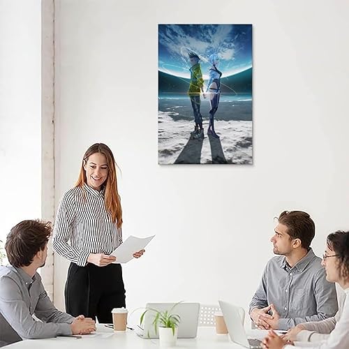 Miniatura 5 de Fuwo Póster de anime Cyber-punk Edgerunners de los años 90, arte de pared, decoración estética, 12 x 18 pulgadas (11.8 x 17.7 in)