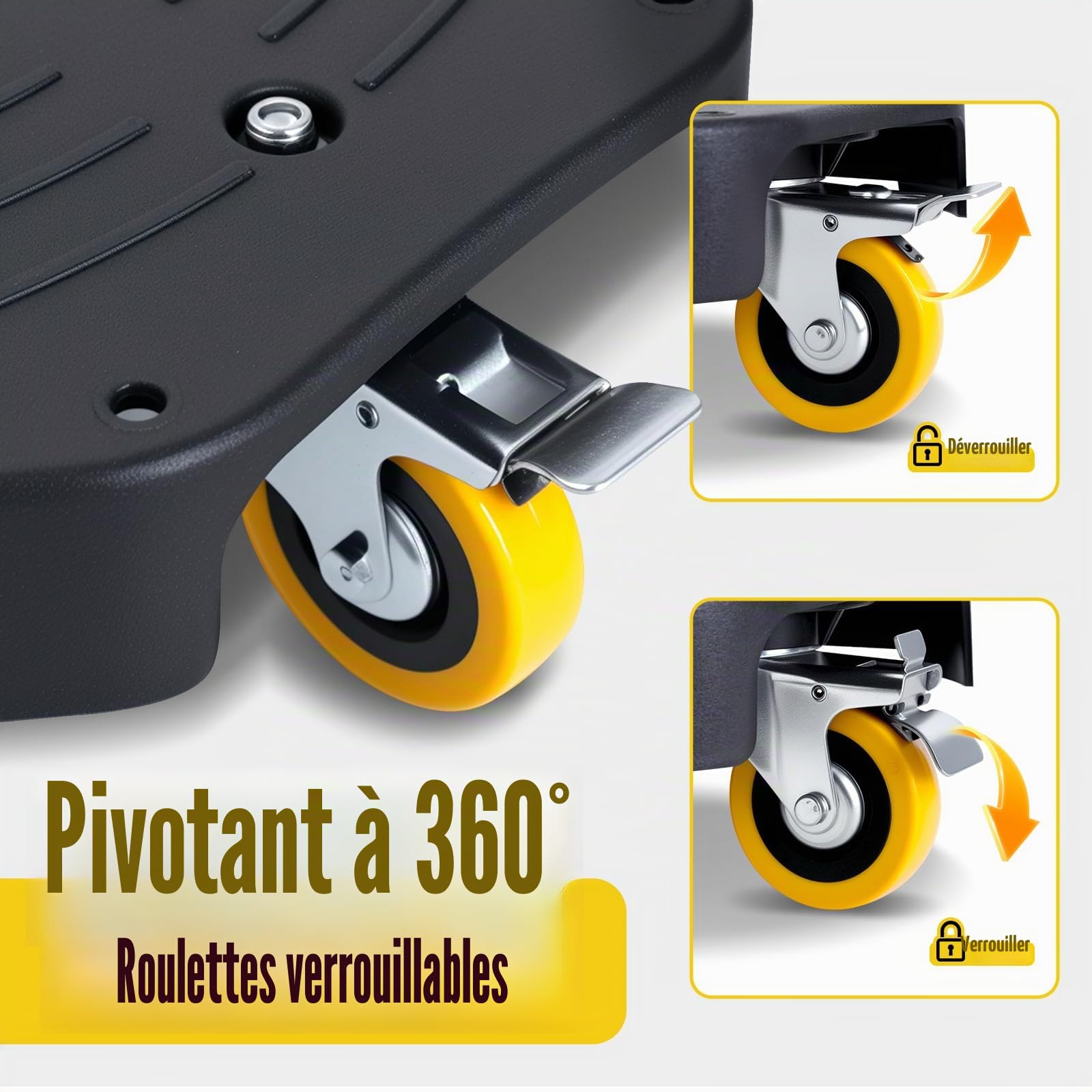 MaxxHaul 80746 Chariot de pneu Capacité 136 kg