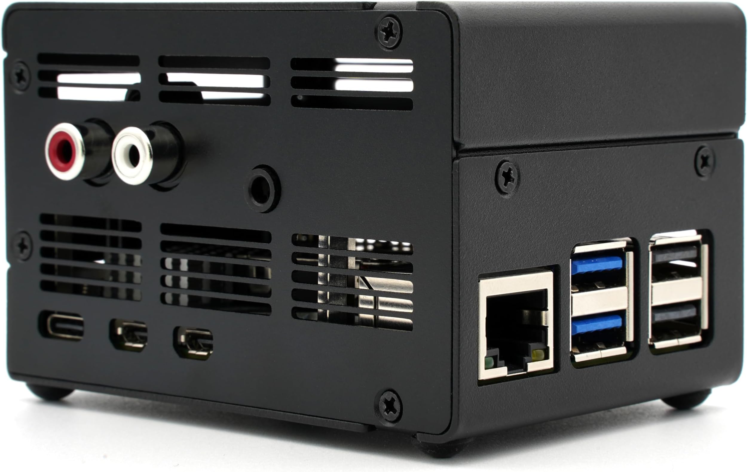 KKSB Cases for Raspberry Pi 5 - Compatible with IQaudio DAC+ and IQaudio DAC Pro Sound Cards for Raspberry Pi