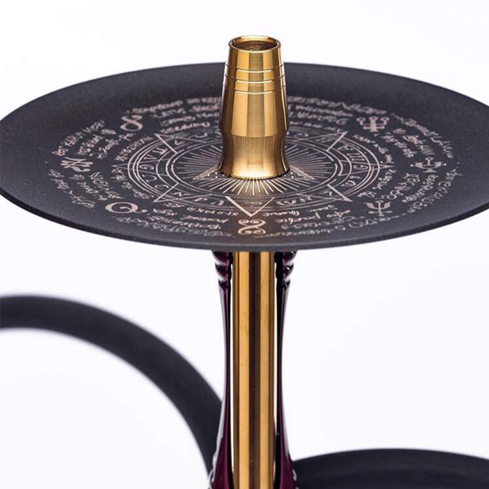 Juego Combinado De 1 Manguera Shisha, Aleación De Aluminio + Material De Vidrio, Fácil De Desmontar Y Limpiar, Juego De Fiesta Para El Hogar, Los Automóviles Y Las F C