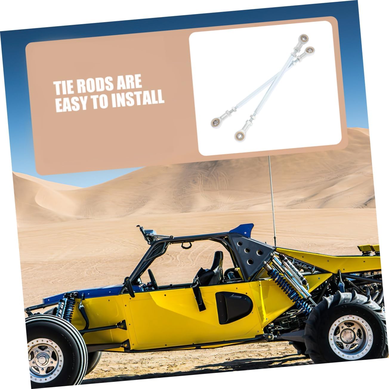 PRETYZOOM 4pcs Atv Tie Rod Ball Joint Tie Rod End Kit Accessories Atv Steering Directional Ball Head for Off-road