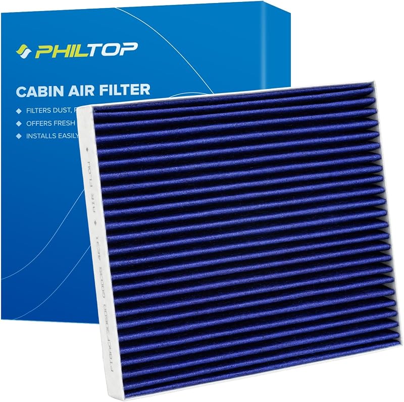 Filtro de cabine HEPA PHILTOP CF12160 com carvão ativado para Hyundai e Kia – 1 unidade
