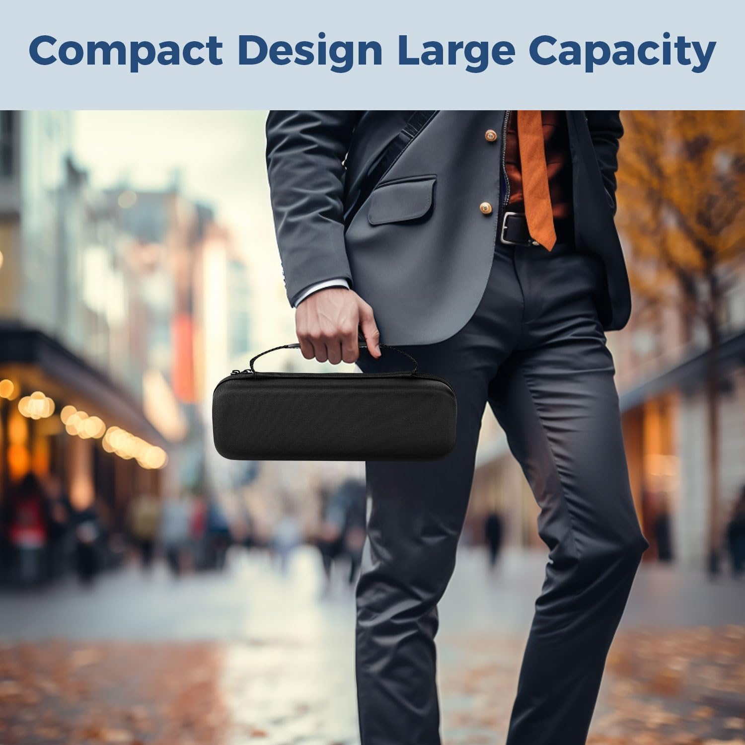 Itari M832 M834 Case Compatible with Phomemo, COLORWING, Odaro, Omezizy M832 Portable Printer, HPRT MT800 Mobile Travel Printer Storage Holder Paper & USB Cable, Black (Box Only) image 3 of 7 B0CSVSH712