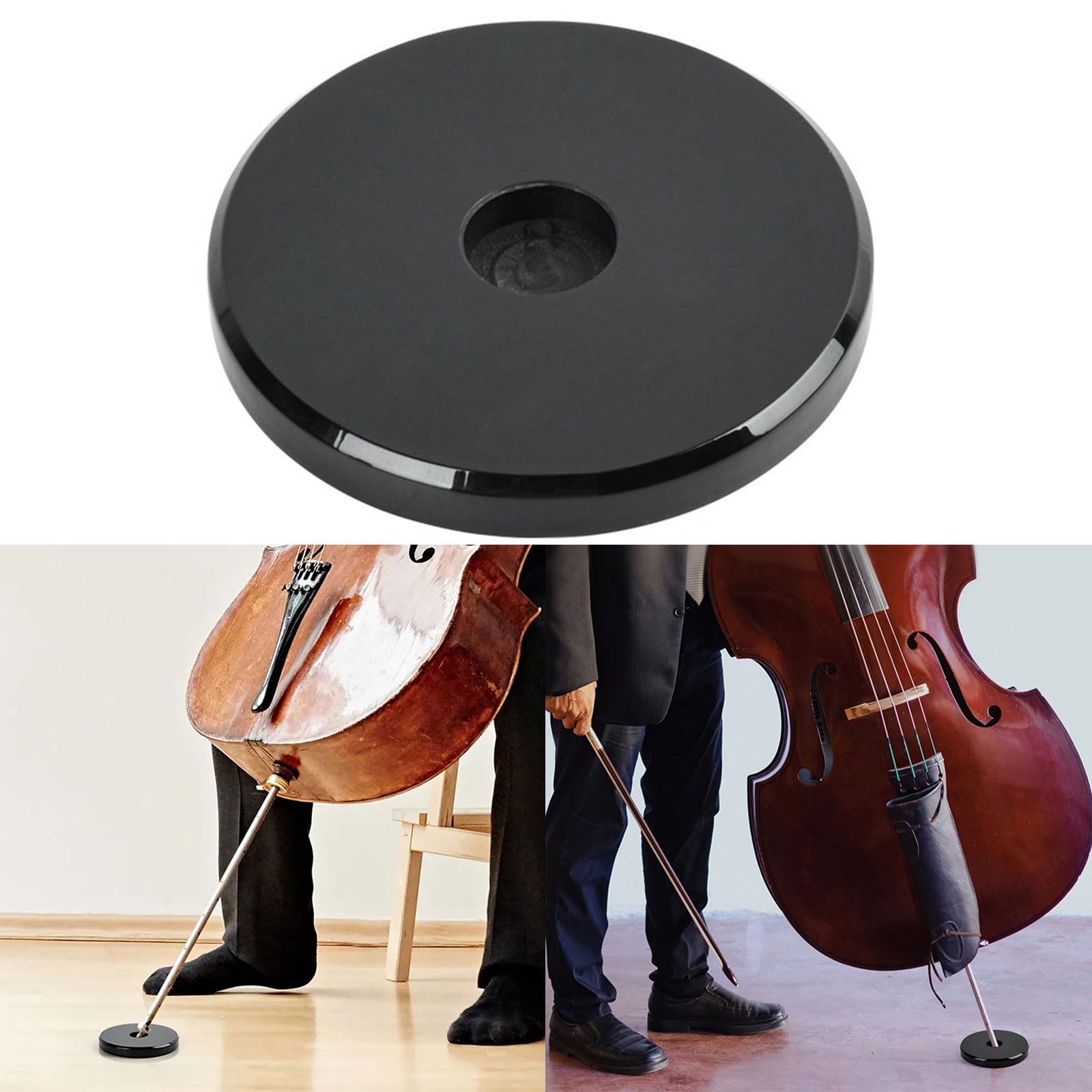 Essential Cello Slipstop Endpin Rest Cello Spikes Mats Addition Practical Tool For Musicians Cellists