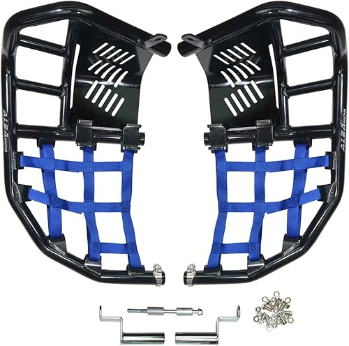 Yamaha Raptor 350 YFM 350 (2004-2013) Propeg Nerf Barras negras con red azul