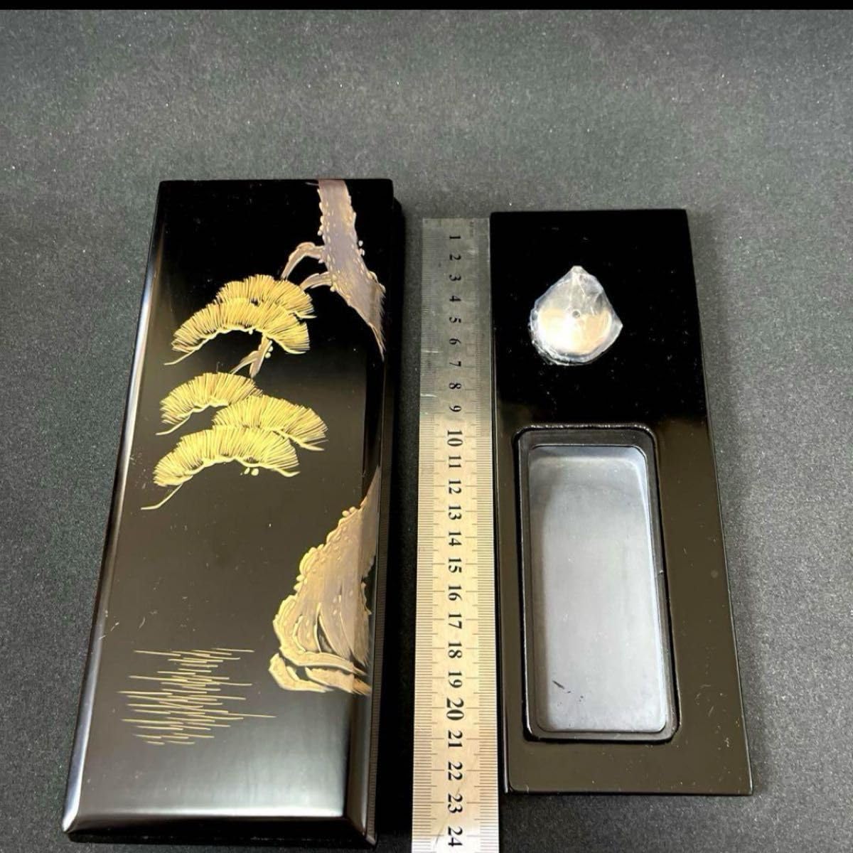 文箱 硯箱 小物入れ 金彩 塗り 【公式通販】