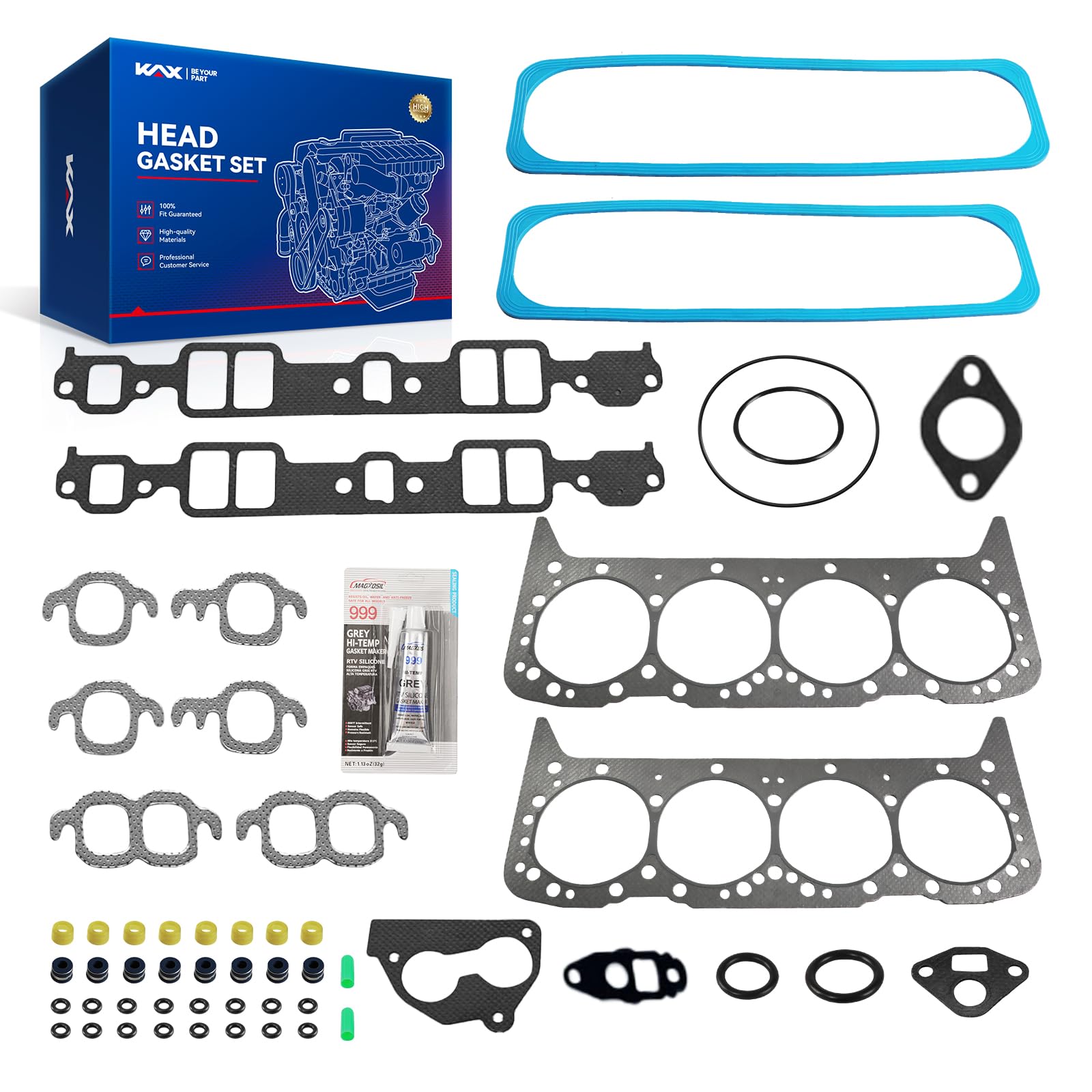 KAX Head Gasket Set Fit for Chevy/GMC K1500 C1500 K2500 1988-1995 5.7L