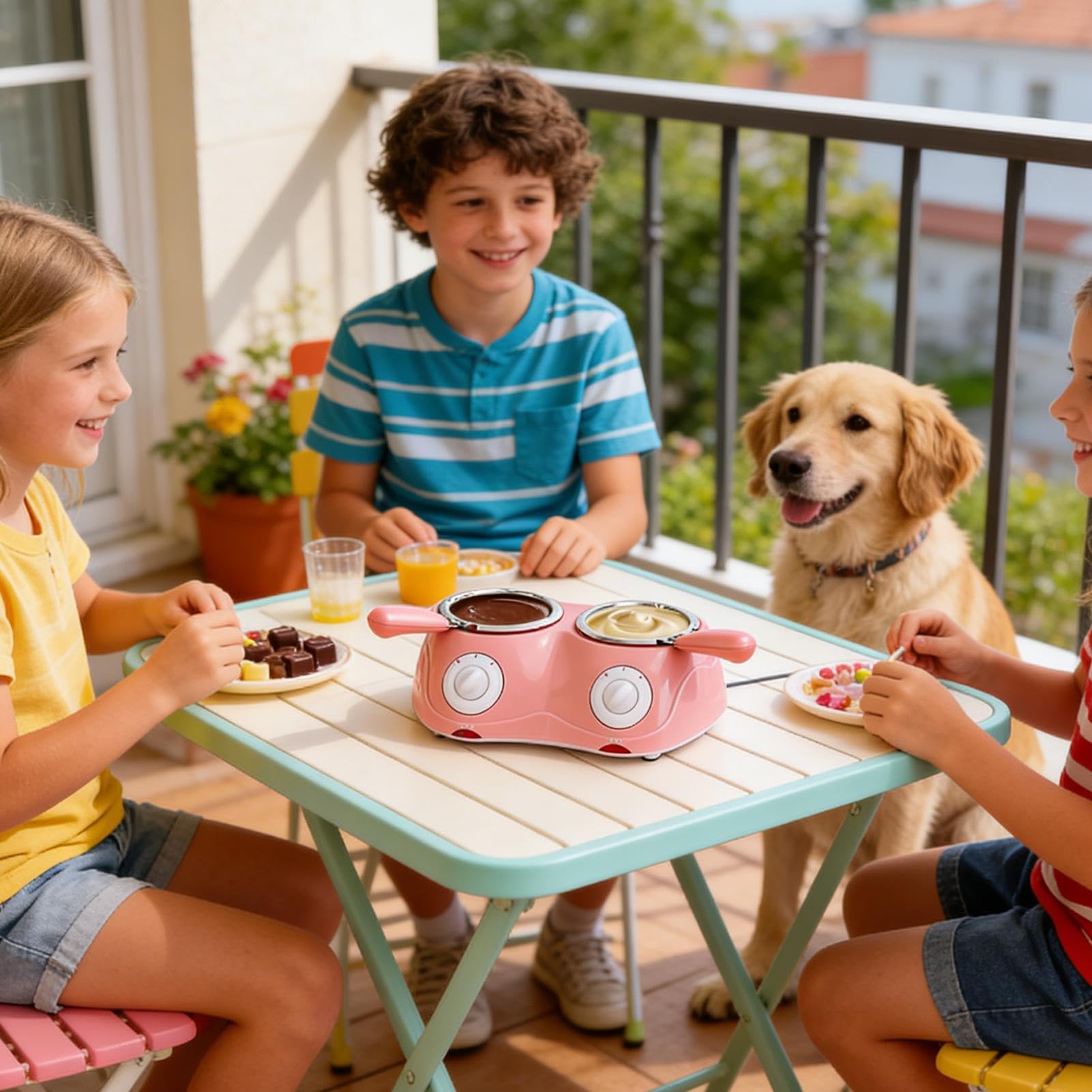Chocolatera Derretidor eléctrico con control térmico y 2 niveles