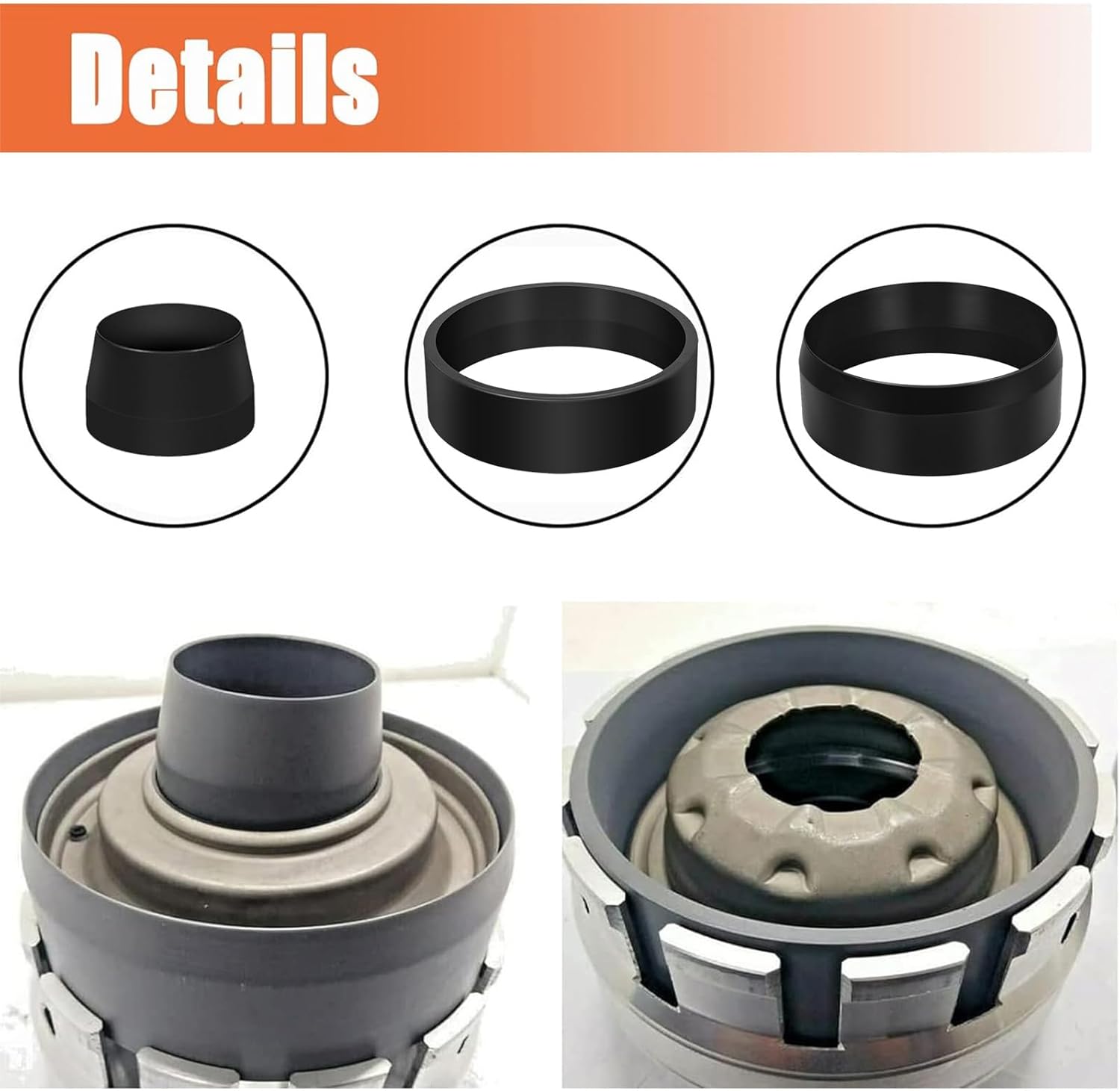 YMT 68rfe Transmission Underdrive Piston and Retainer Install Tool for Dodge #T-3250-KM Bonded Molded Piston and Piston Retainer Tool(3Pcs)