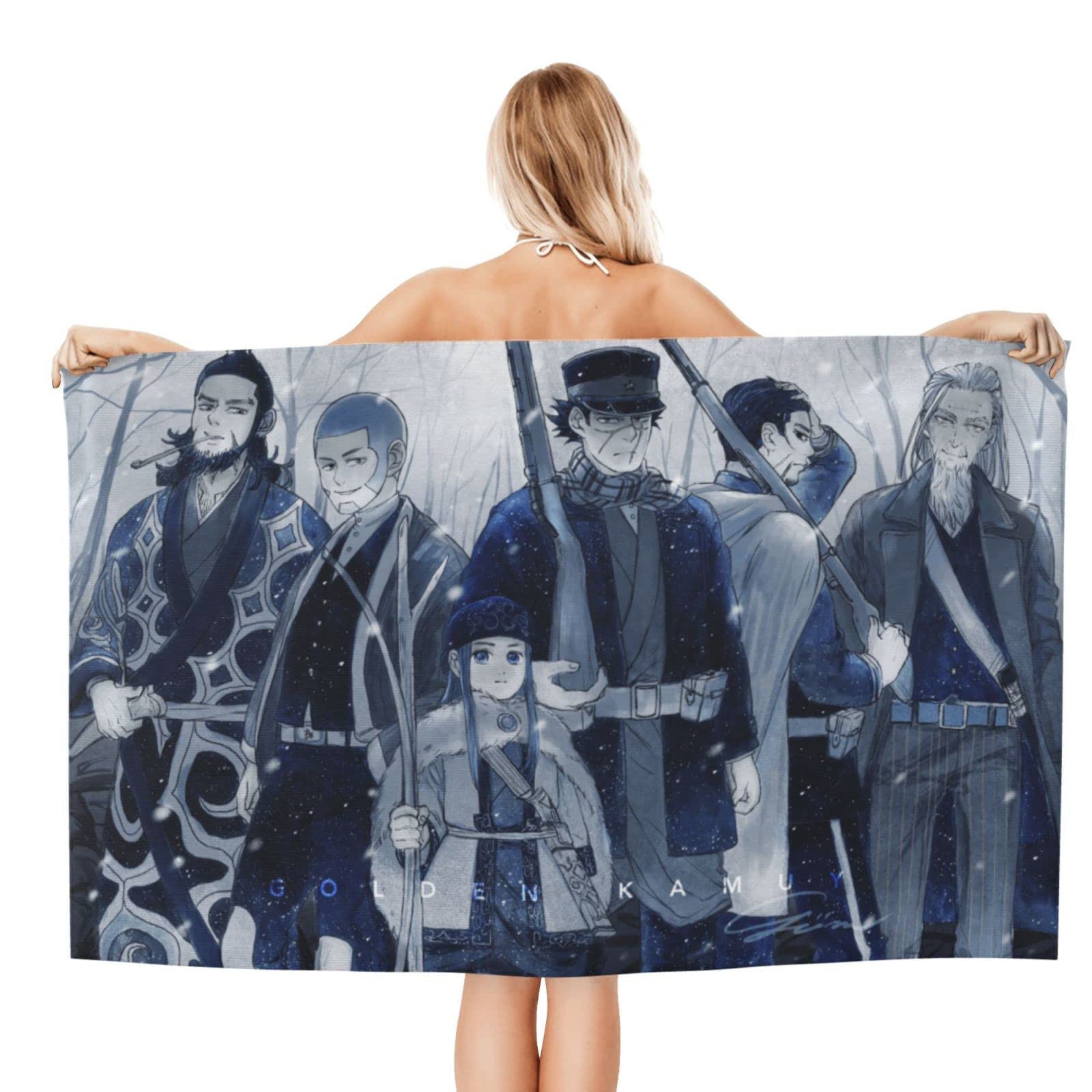 ゴールデンカムイ  バスタオル Amazon｜ゴールデンカムイ バスタオル マイクロファイバー 吸水