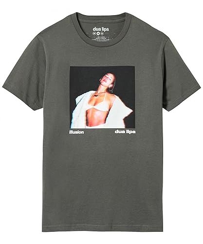 Unisex-Adult Dua Lipa Official Merch Illusion Photo T-Shirt