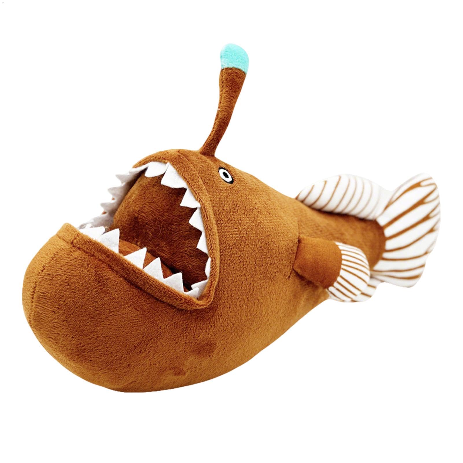 Amazon.co.jp: 釣り人の豪華なおもちゃ、かわいいぬいぐるみ、不気味な