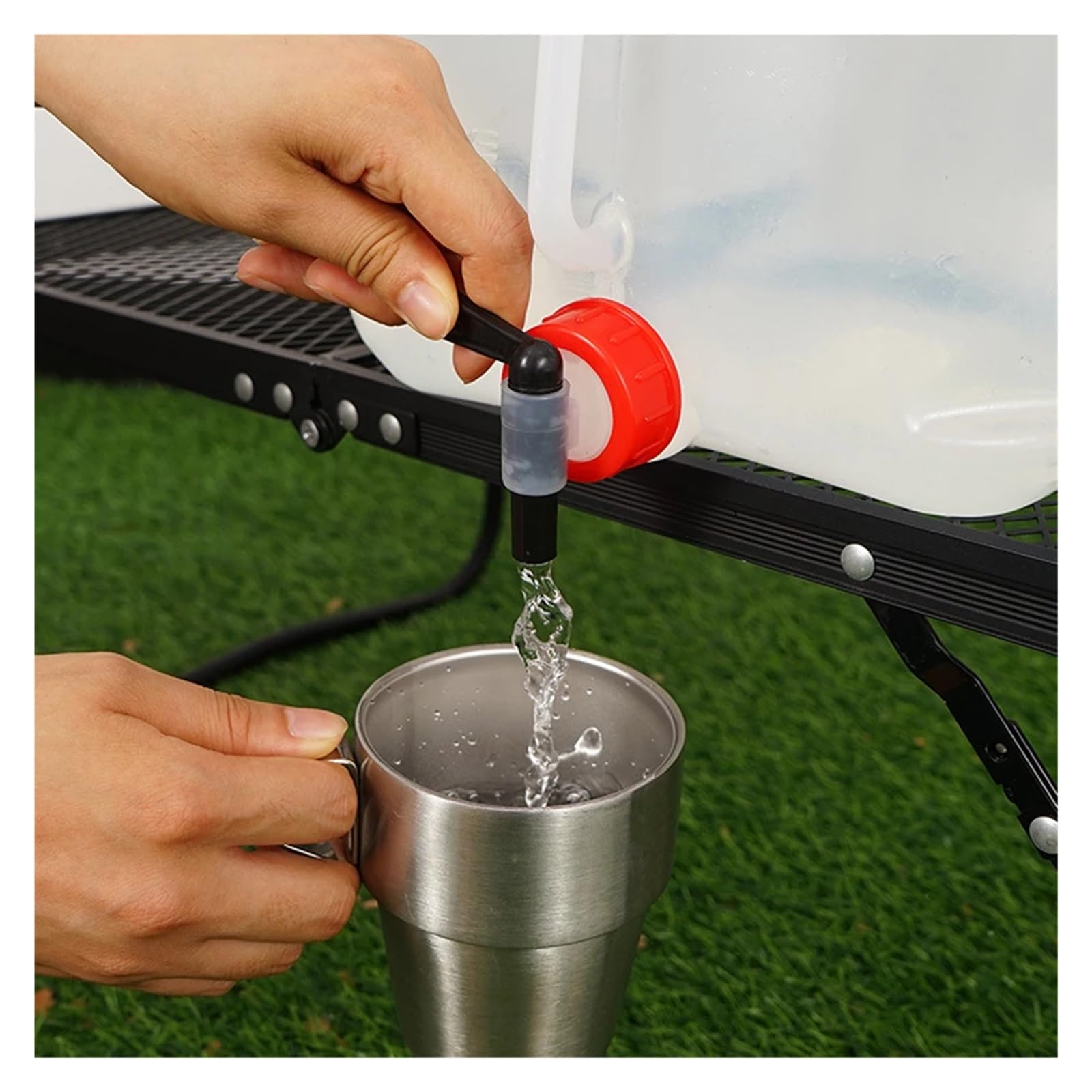 SBTRKT 10/15L/18L/20L Verdickter Zusammenklappbarer Wasservorratsbehälter Große Kapazität Outdoor Camping Trinkbeutel Wassertank Eimer (Color : 20L-01)