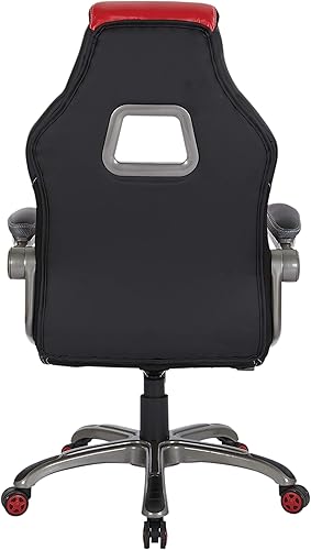 Miniatura 8 de OSP Home Furnishings Silla de oficina ajustable para coche de carreras