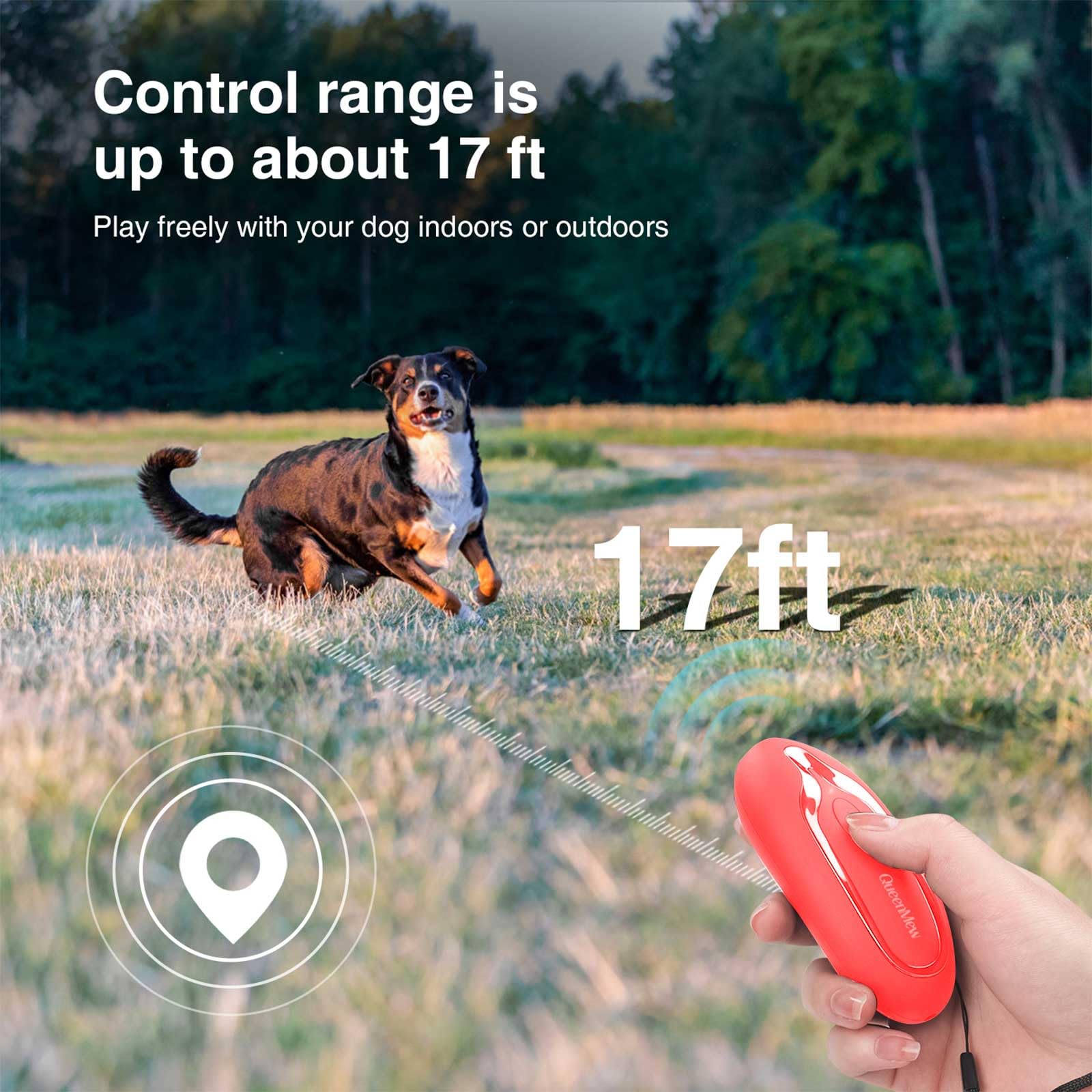 Ahuyentador de Perros, Dispositivo Antiladridos para Perros Ultrasónicos de Frecuencia Variable, Efectivamente Anti Ladridos para Perros de Largo Alcance Interior Exterior