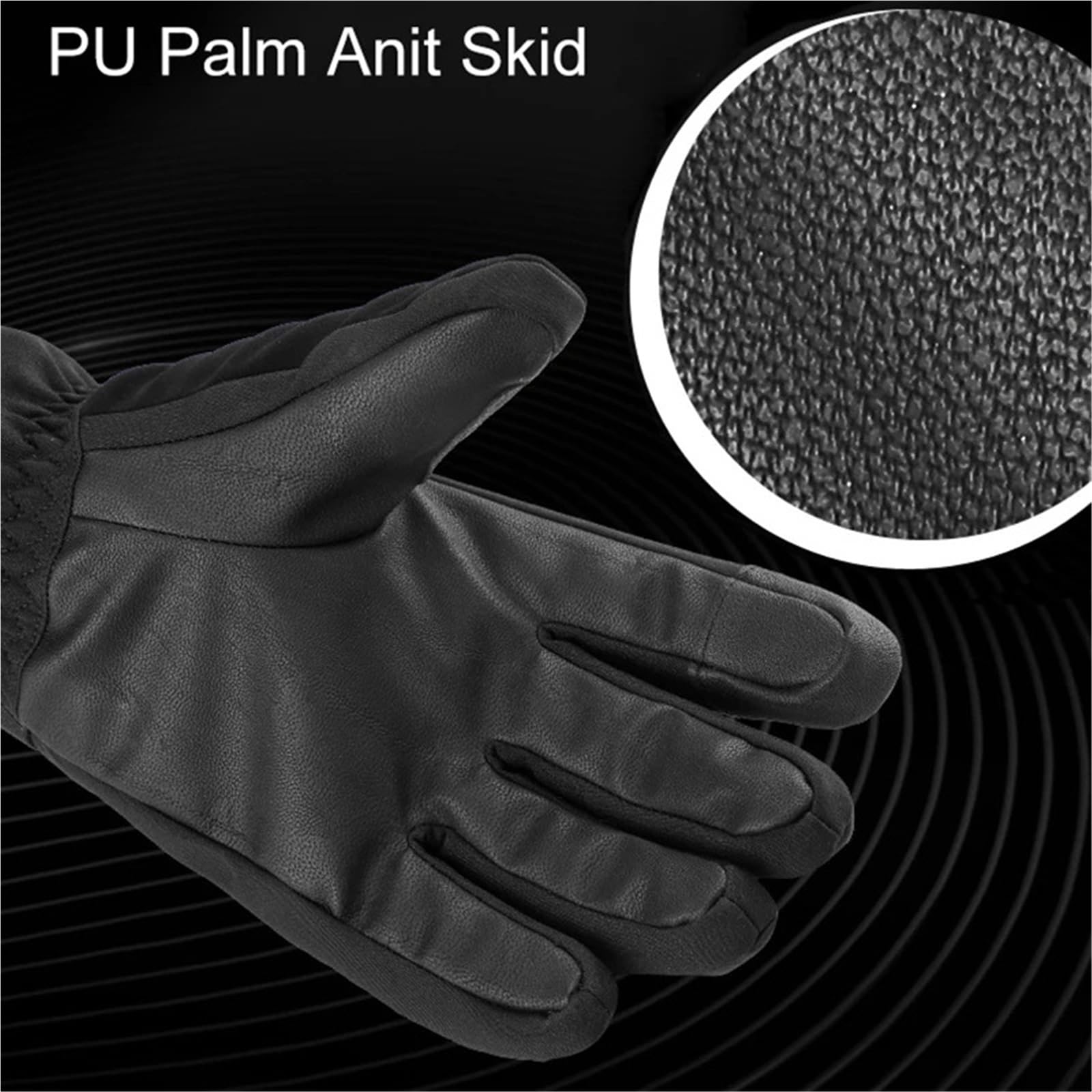Guantes de esquí cálidos Invierno Impermeables for Hombres y Mujeres, for Snowboard, Motos Nieve, Motocicletas, Pantallas táctiles, muñecas para Clima Frio