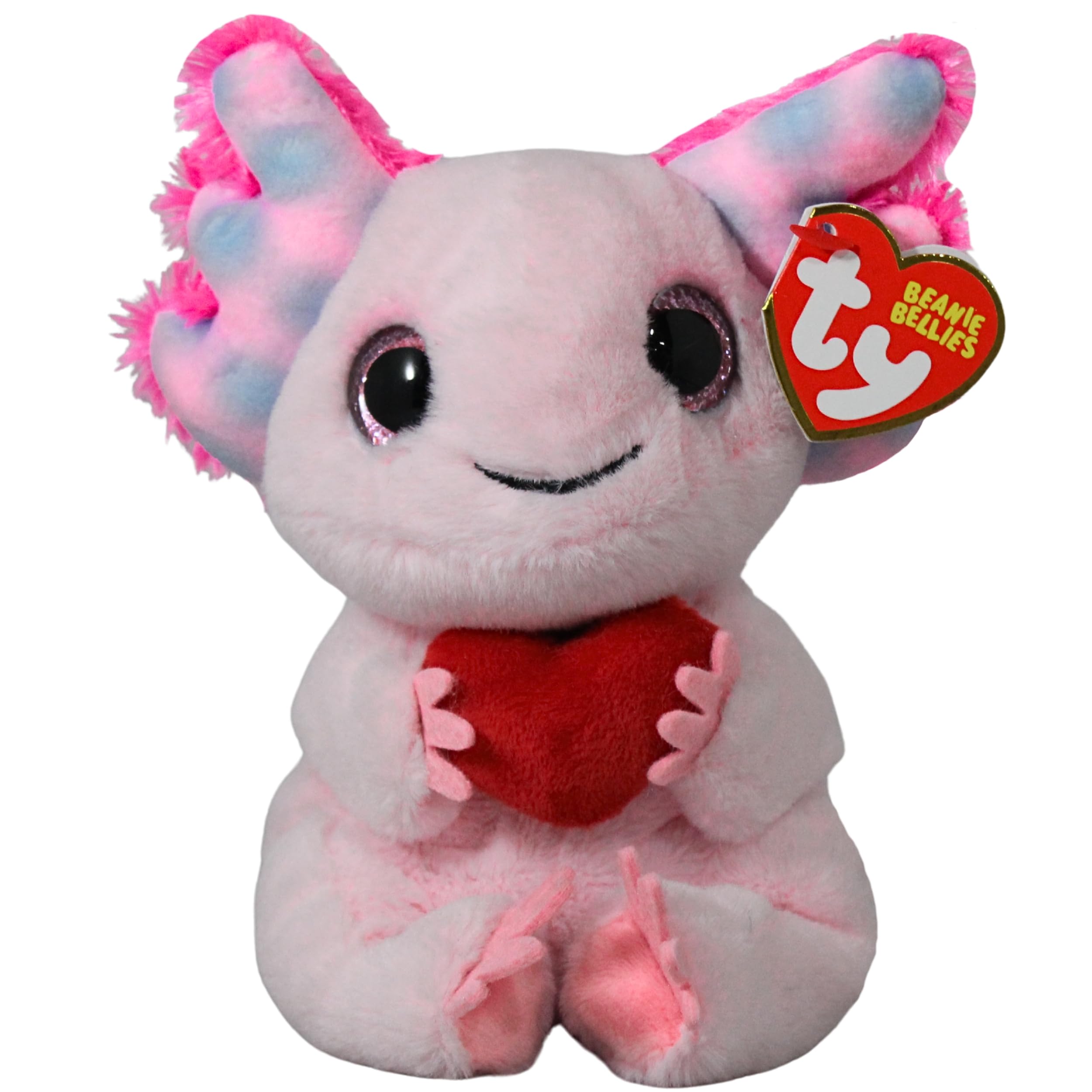 Amazon.com: Ty Beanie Bellies LOCKY - Valentine Axolotl - 6