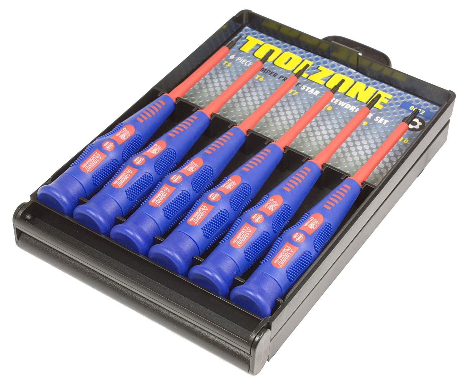Toolzone 6Pc Precision Tamperproof Torx Screwdrivers