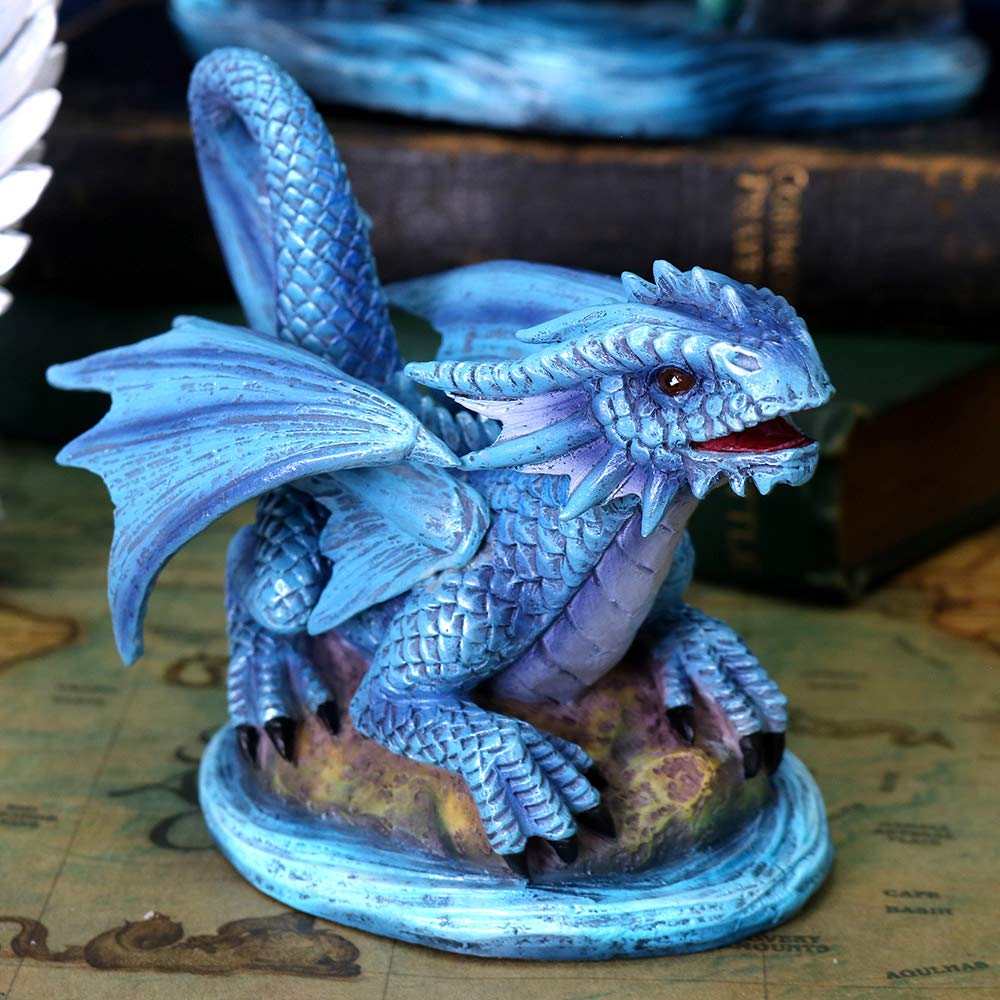 Nemesis Now Anne Stokes, piccolo drago d'acqua, blu, taglia unica