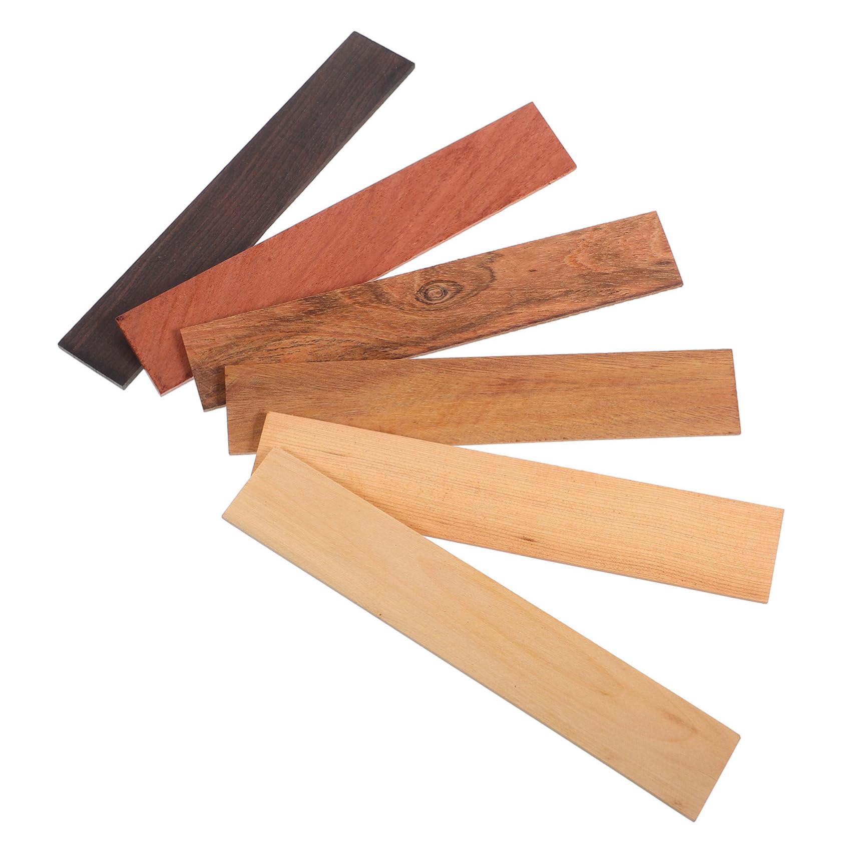 NULYLU Wooden Planks Rosewood Textured Replacement Slats for Park Bench DIY Wooden Panels for Projects