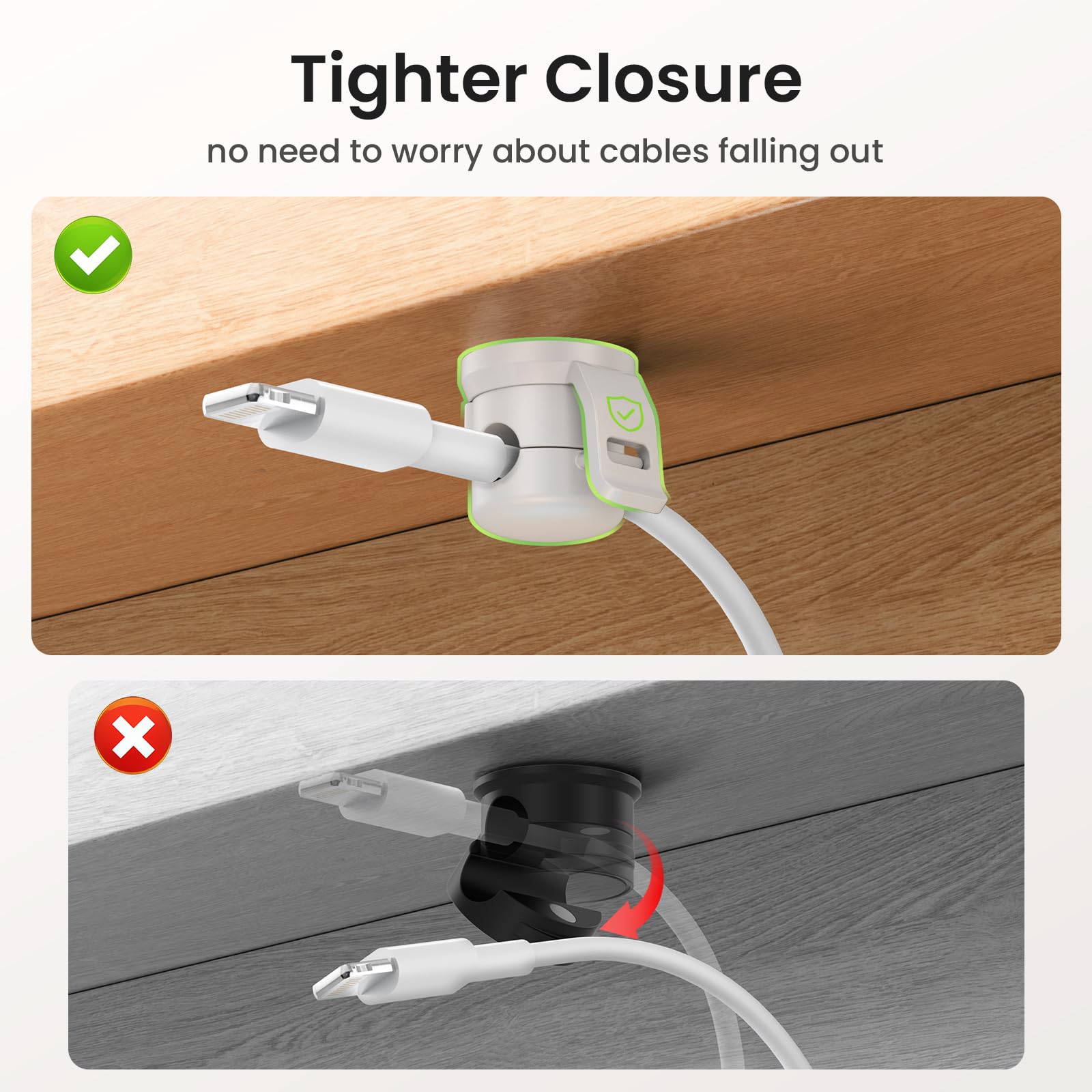 Cable Clips - Organize Cables & Cords -5