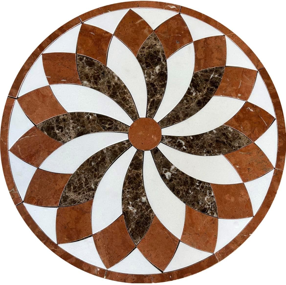 Floor Medallion Marble 32''x32''