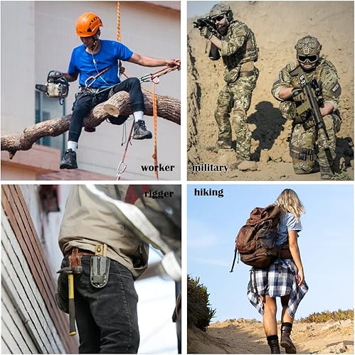 Miniatura 5 de Cinturones tácticos para hombre con hebilla de liberación rápida resistente