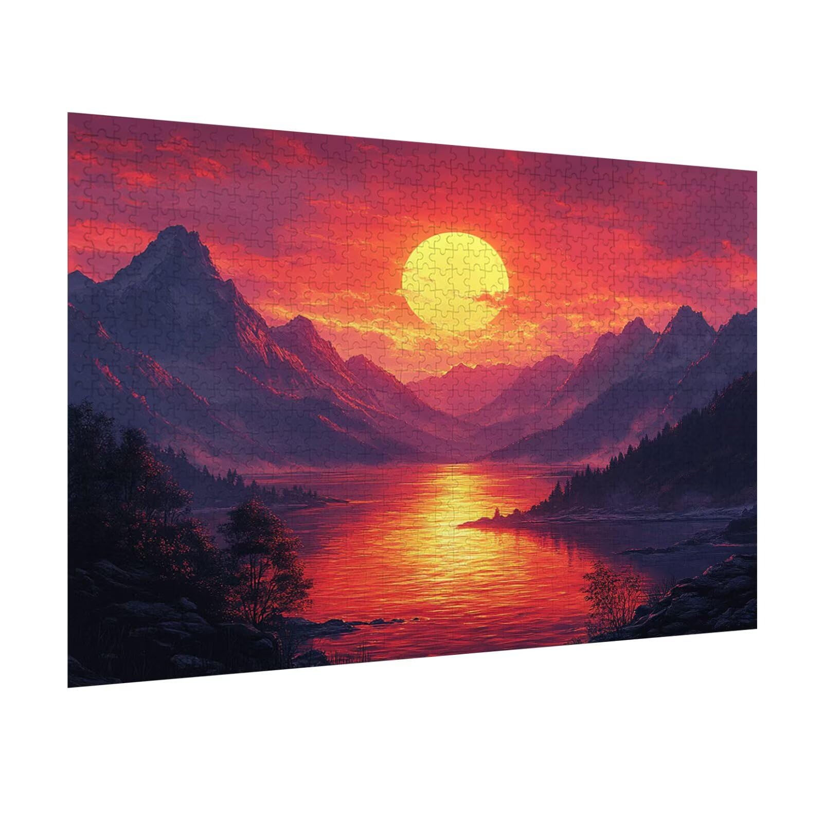 Puzzle 4000 Pezzi Sole calante Puzzle Classici per Gioco Familiare, n-451