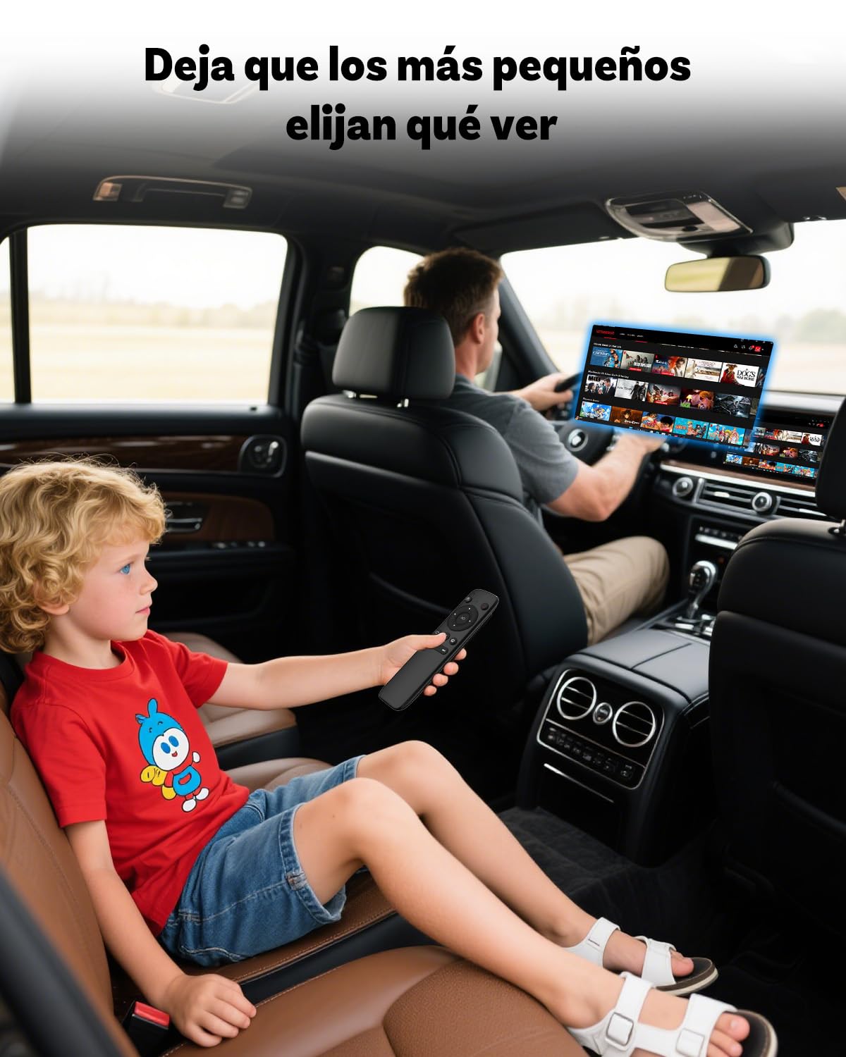 Ottocast Mando a distancia inalámbrico para CarPlay AI Box, Bluetooth Air Mouse Handheld Controller compatible con OttoAibox I3, P3, P3 Lite, Play2Video Pro, fácil de conectar y usar