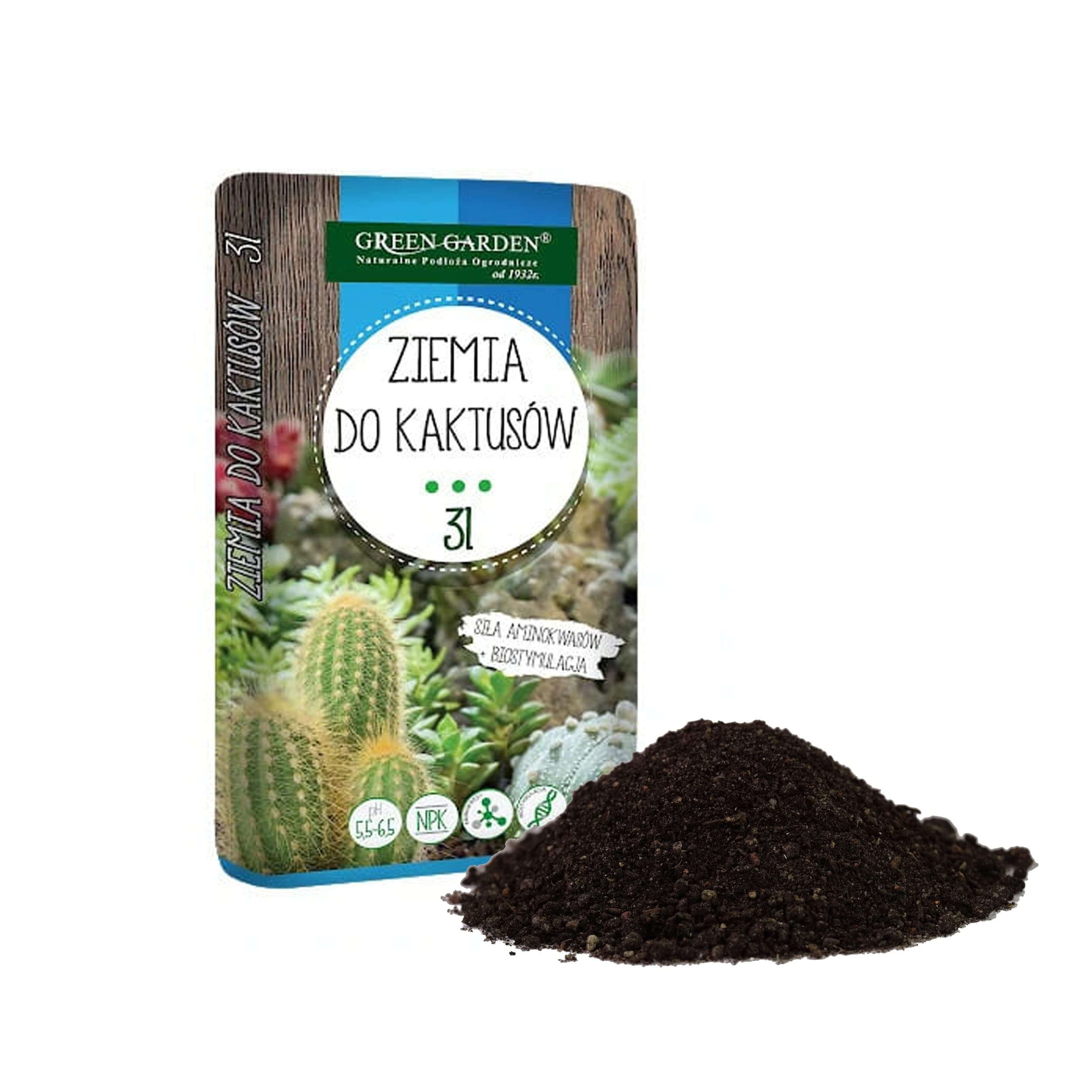 Ziemia do kaktusów z Biostymulacją GreenGarden 3l