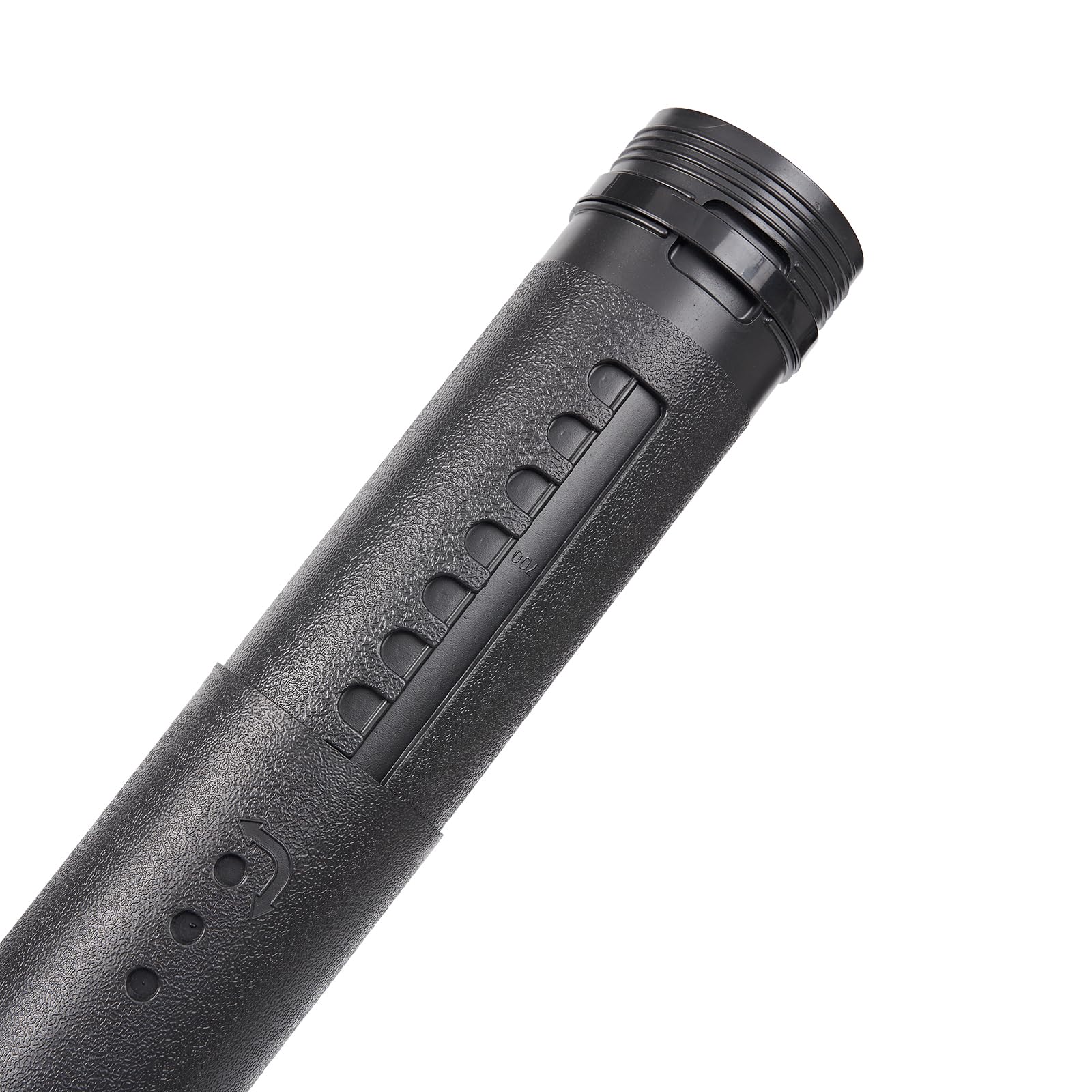 Toparchery Carquois pour flèches tubes, 63 à 100 cm, en plastique, avec séparateur de flèches EVA, accessoires de tir à l'arc