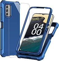 Vista 9 de Ailiber Funda para Nokia G310, Nokia G310 con protector de pantalla de vidrio templado, protección de estructura de 2 capas, esquinas a prueba