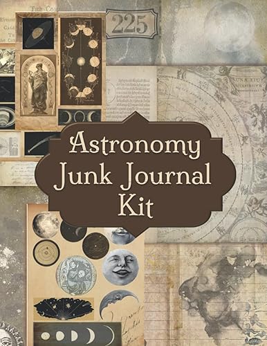 Astrology Junk Journal Kit: Grunge Ephemera For Junk Journals Vintage Paper Collection Page Embellishments