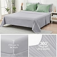 Vista 344 de HYMOKEGE - Juego de edredón tamaño king, color negro y rojo, de sirsaca, de 7 piezas, para todas las estaciones, en una bolsa, para dormitorio