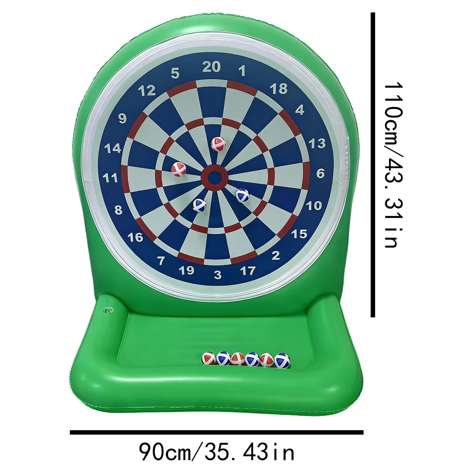 Juegos de piscina para niños Tablero de dardos de dos caras