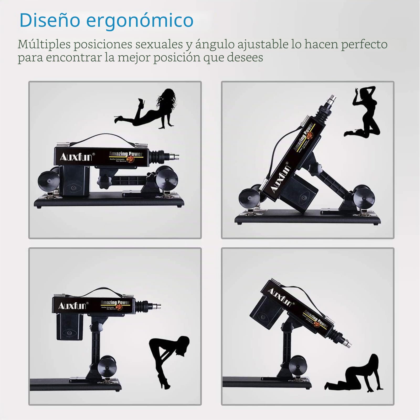-CUSON Ŝexhine con Đildò, Maquina Śexừal para Mujer con 7 Accesorios Màstūrbačion Hombre, Automático Telescópico Fúckīng Maschine, Maquina de Ŝexø Juĝuèteś Pareja,