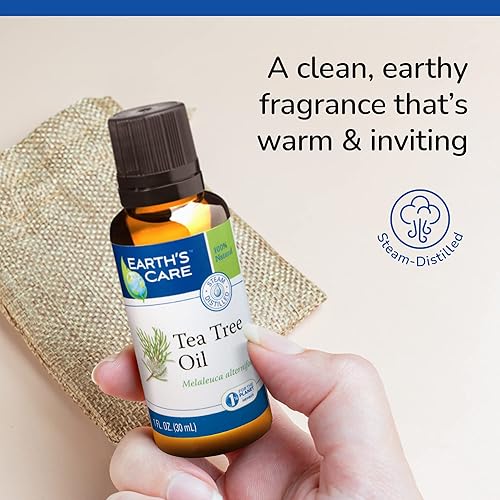 Miniatura 4 de Earth's Care Aceite de árbol de té, aceite esencial de árbol de té australiano 100% puro destilado al vapor para aromaterapia