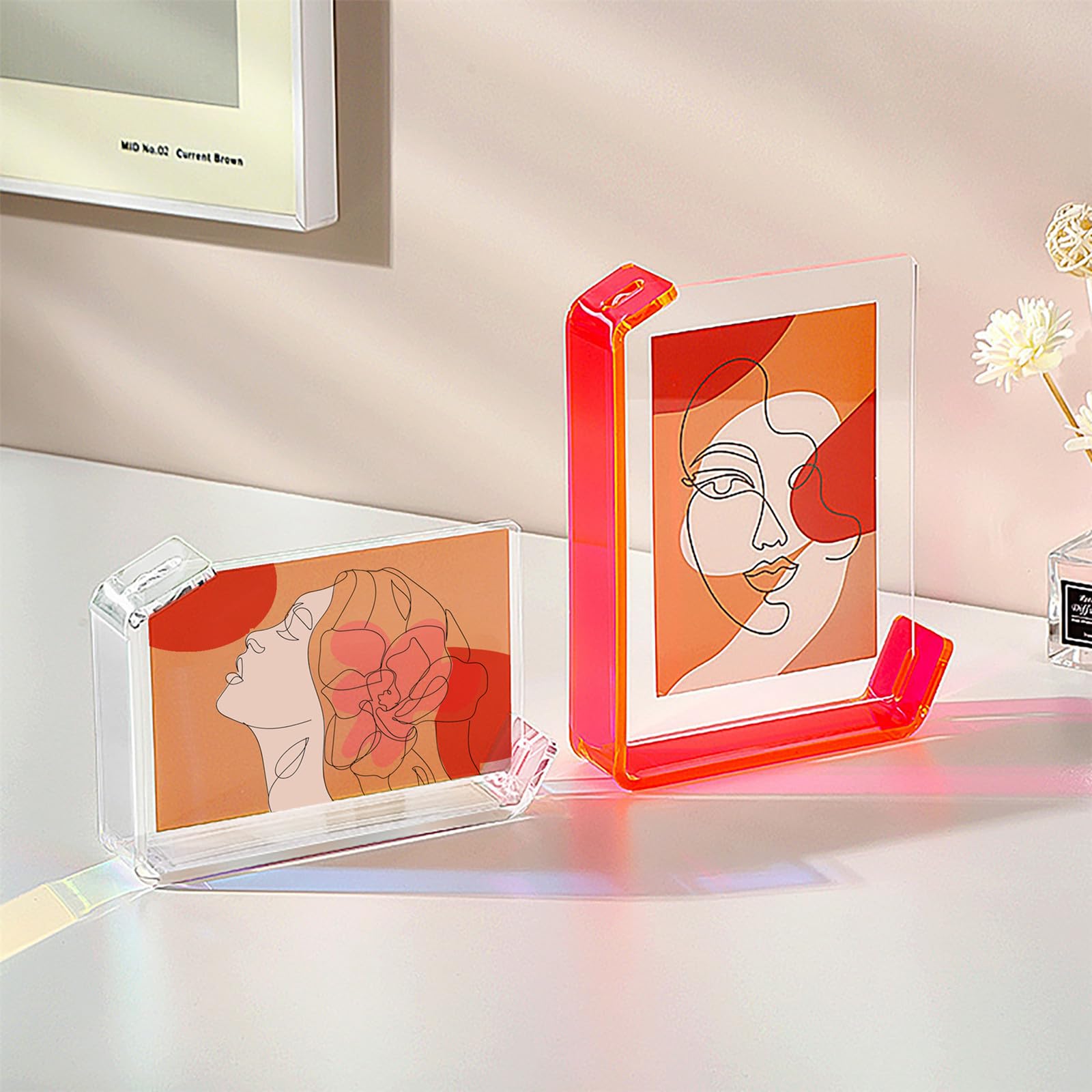 Amazon.com - SetGame 2-Pack 4x6 Picture Frame, Acrylic Art Frames