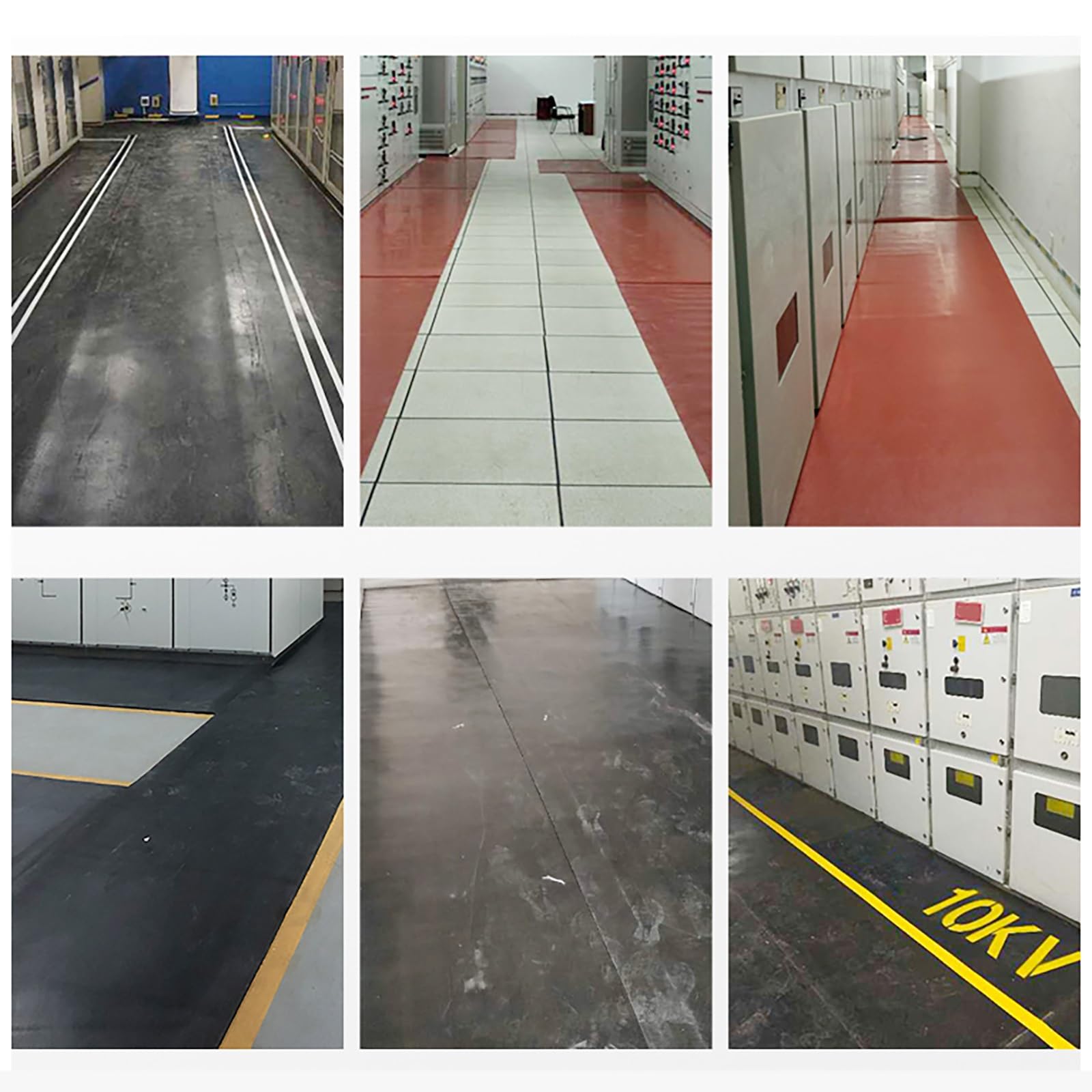 Hitzebeständige isolierte Gummi-Arbeitsmatte Nicht leitender Hochspannungsschutz, Steharbeitsplatz Arbeitsplatzmatte Gummi Anti Ermüdungsmatten(16' x 2/5"(5m x 10mm))
