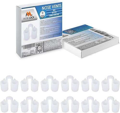 Miniatura 10 de Dilatador de alivio sinusal de ventilación nasal (paquete de 12 rejillas de ventilación de cono duro) - Una solución simple para ronquidos nasales