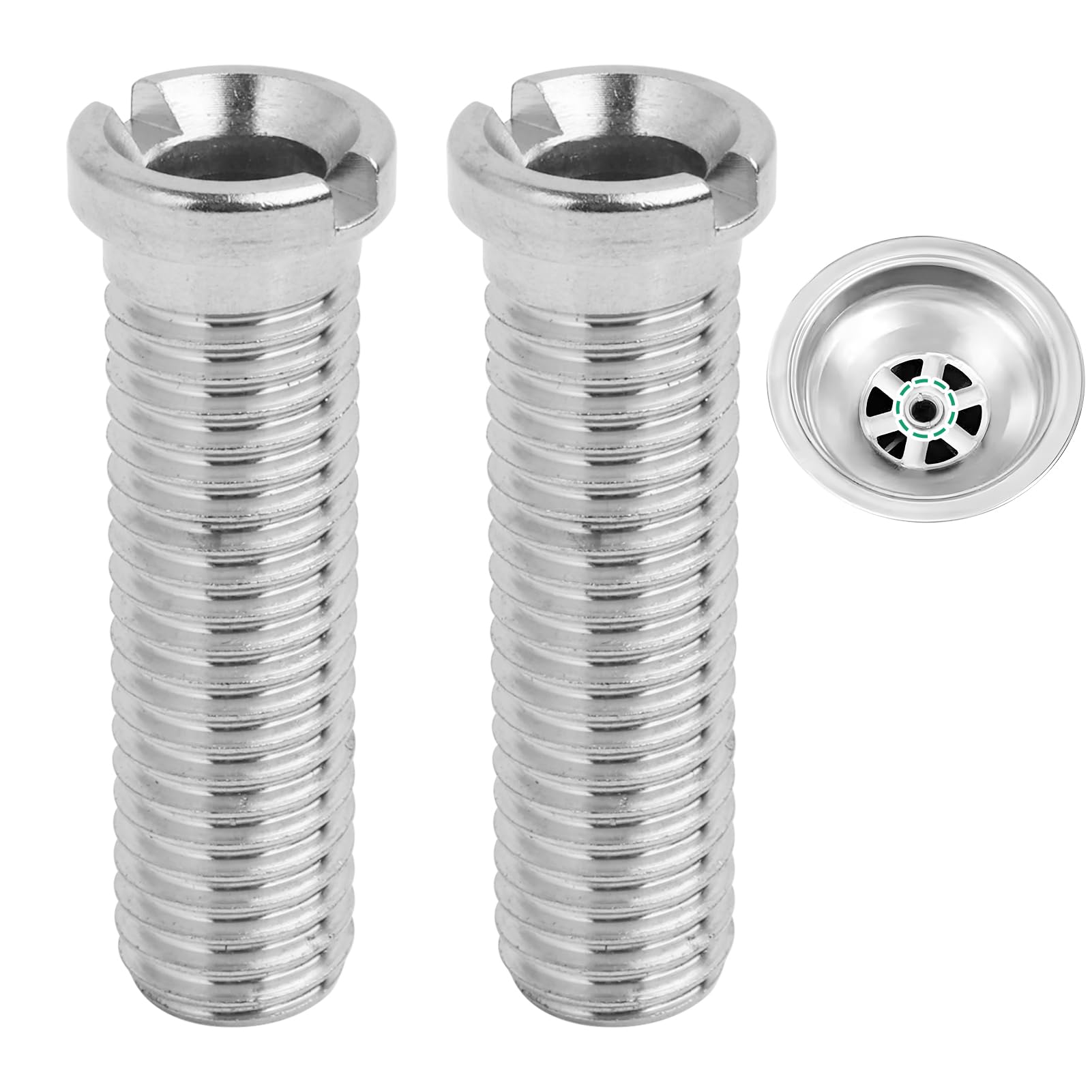 2 Stück M12x45 Hohlschrauben 304 Edelstahl - Für Franke Spülen & Siphon Ersatz