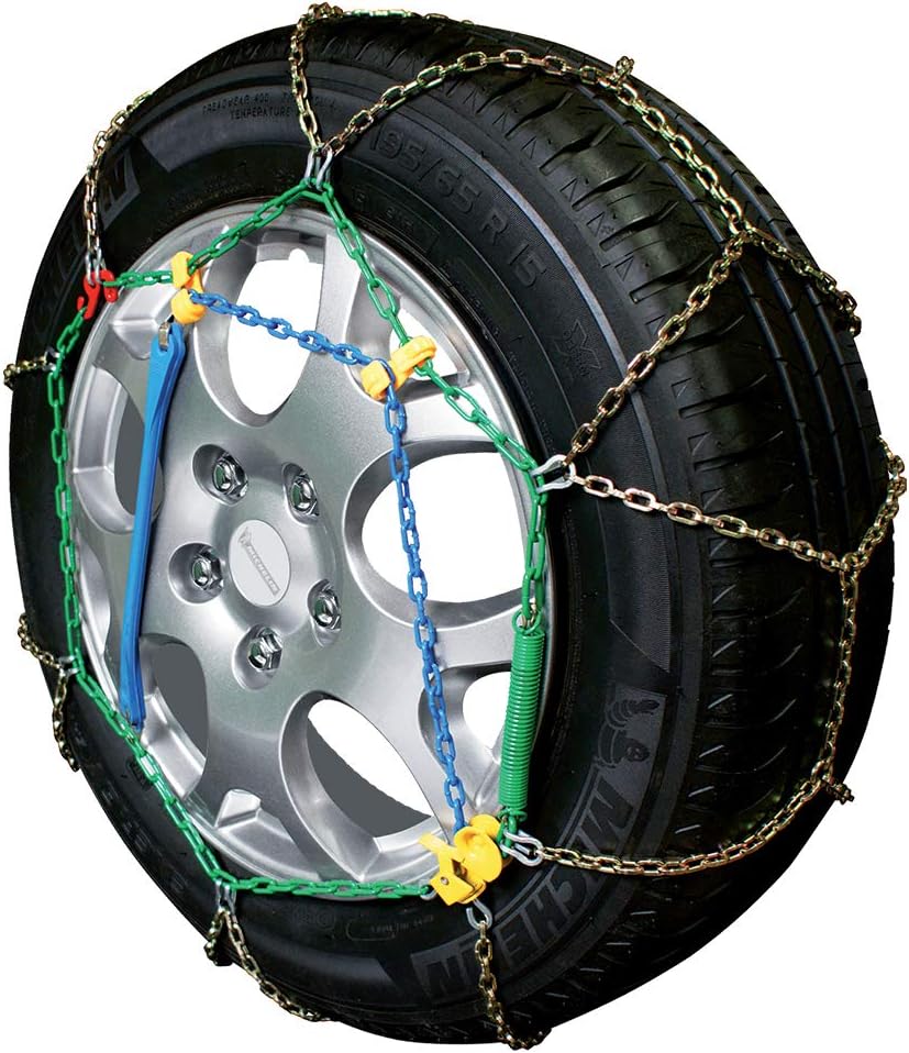 Cora 000142111 Snow Chains for Car Grip Tech, 9 mm, Group 11, Set of 2